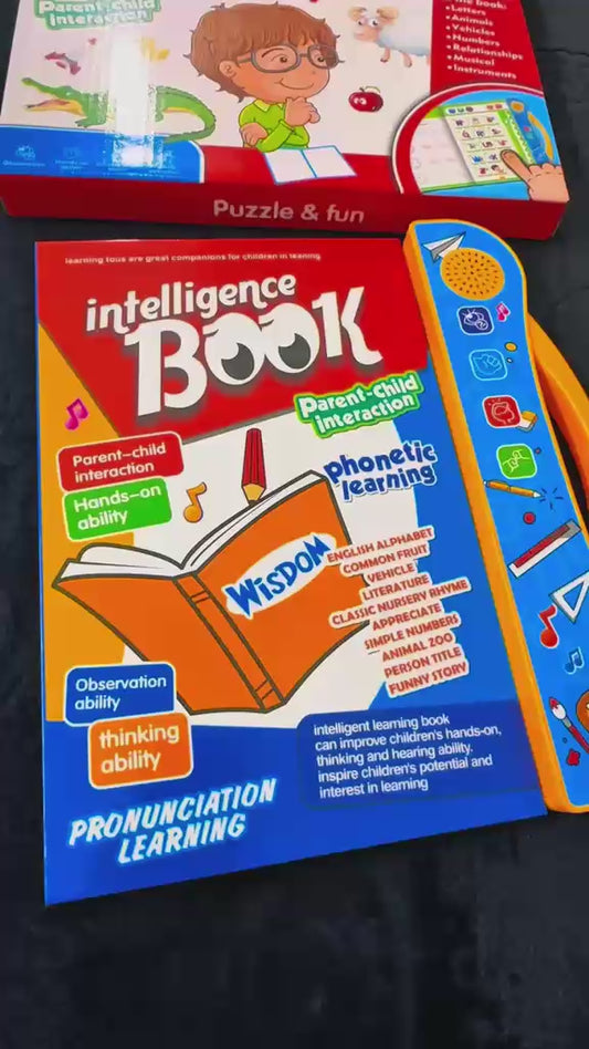 Interactive Talking Learning Book for Kids Ages 3+